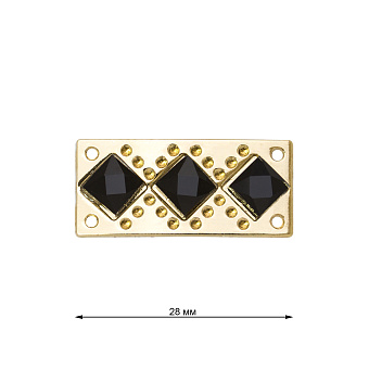 декоративное пришивное металлическое украшение