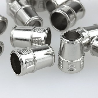 наконечник концевик металлический для шнура