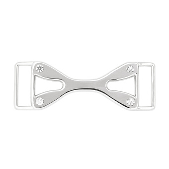 пряжка застежка металлическая со стразами