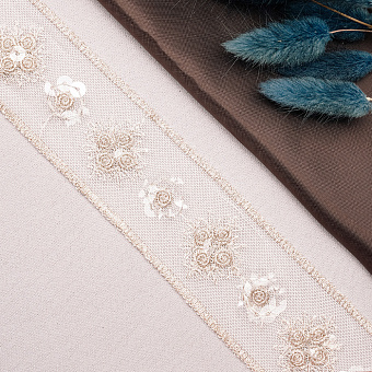 декоративная тесьма с пайетками