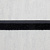 Кант пушистый XB-703-1/Big черный (ширина 2,5 см с декором, d 1,5 см) (12,5 м) декоративный кант для штор