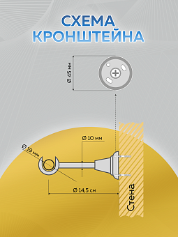 металлический настенный карниз для штор