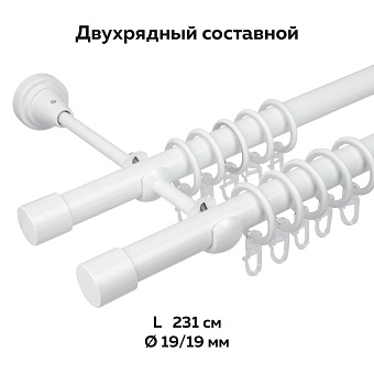 металлический настенный карниз для штор