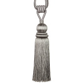 Кисть подхват для штор 1237F-A8300-6 серый Mirtex Premium (DARK GREY) (L70/27см)