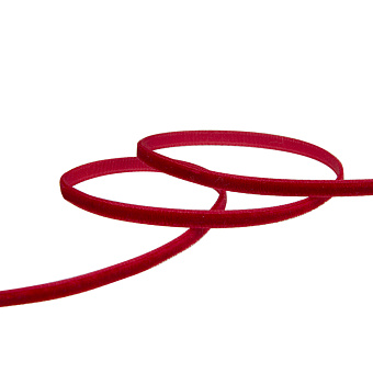 Однотонная бархатная лента декоративная однотонная бархатная лента