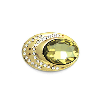 пряжка застежка металлическая со стразами