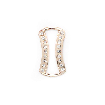 пряжка застежка металлическая со стразами