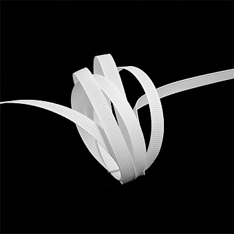 однотонная репсовая лента