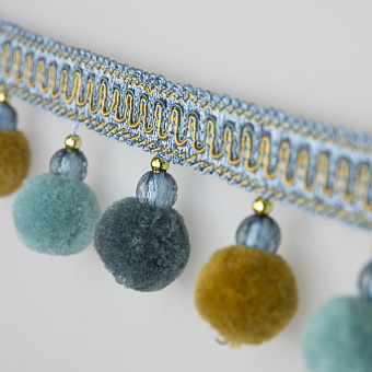 бахрома шторная с "шариками"