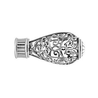 наконечник для шторного металлического карниза