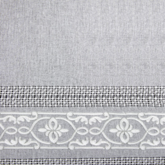 льняные ткани для штор с вышивкой