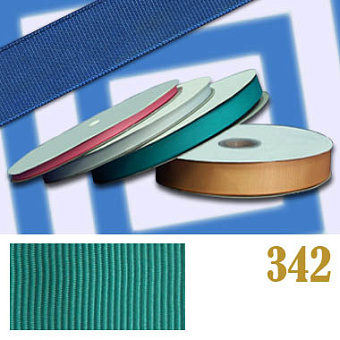 однотонная репсовая лента