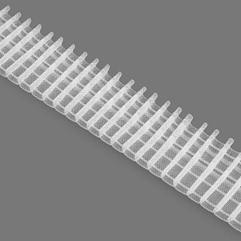 шторная лента с фиксированной карандашной сборкой