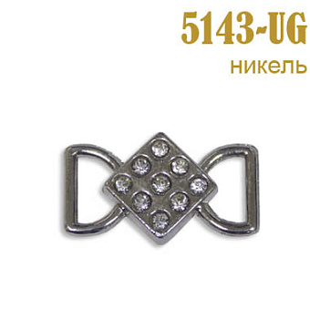 пряжка застежка металлическая со стразами
