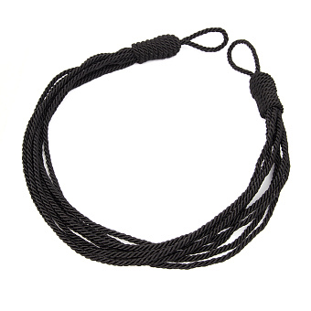 шторные подхваты плетеные