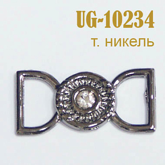 пряжка застежка металлическая со стразами