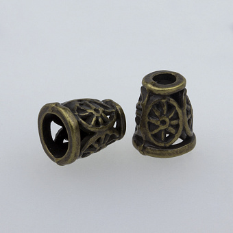 наконечник концевик металлический для шнура