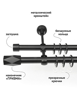 металлический настенный карниз для штор
