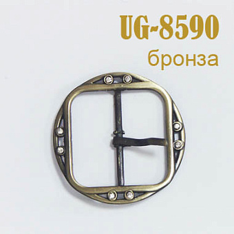 пряжка застежка металлическая со стразами