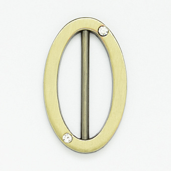 пряжка застежка металлическая со стразами