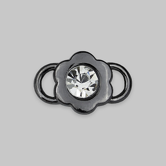 пряжка застежка металлическая со стразами