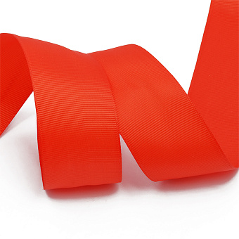 однотонная репсовая лента