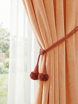 шторные подхваты с подвесками