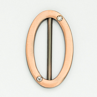 пряжка застежка металлическая со стразами