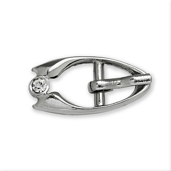 пряжка застежка металлическая со стразами