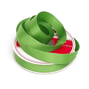 однотонная репсовая лента