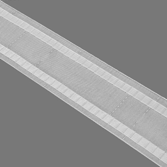 лента шторная многокарманная без кордов для ручной закладки штор и для «Система Волна»