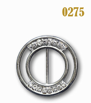 пряжка застежка металлическая со стразами