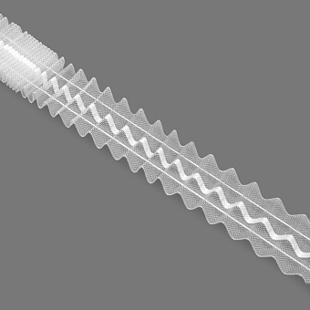 шторная лента с произвольной карандашной сборкой