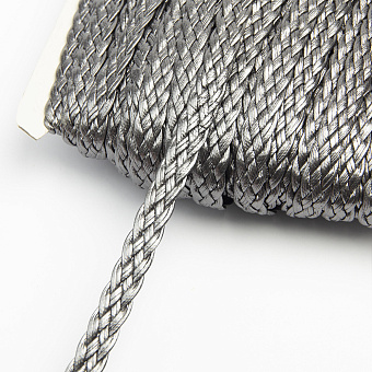 декоративный шнур из кожзама плетеные