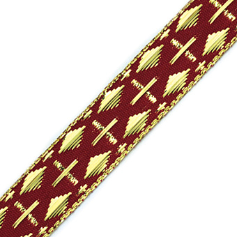 декоративная тесьма с металлизированной нитью