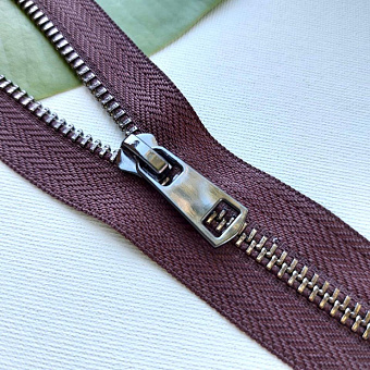 однозамковая металлическая молния Титан