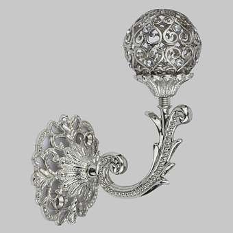 настенные металлические держатели для штор и подхватов