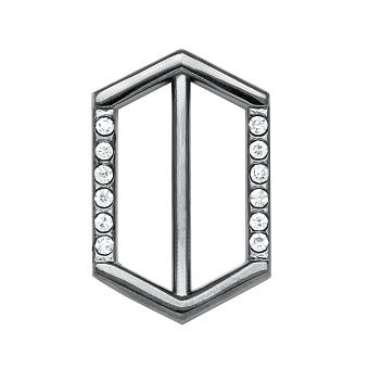 пряжка застежка металлическая со стразами