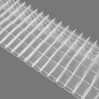 шторная лента с фиксированной карандашной сборкой