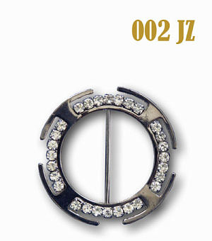 пряжка застежка металлическая со стразами