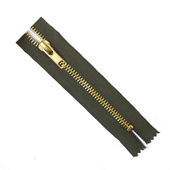 джинсовая металлическая молния