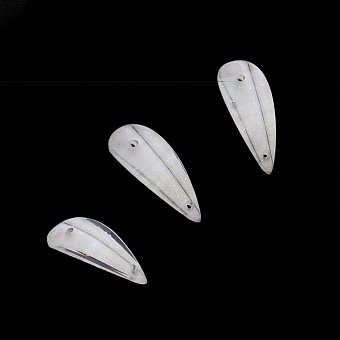 декоративное пришивное украшение из пластика