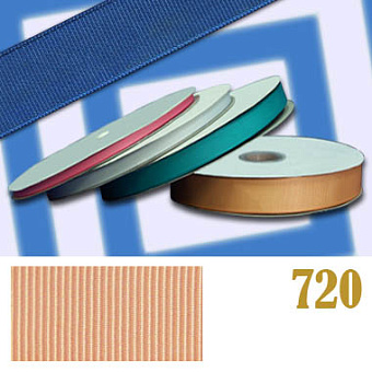 однотонная репсовая лента