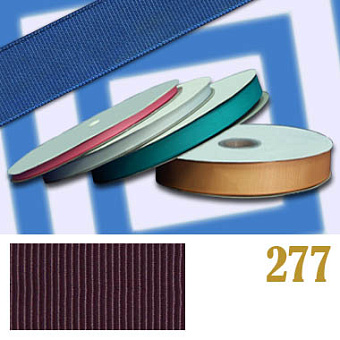 однотонная репсовая лента