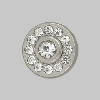 пуговица со стразами