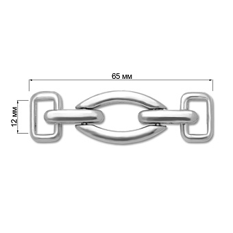 пряжка застежка металлическая
