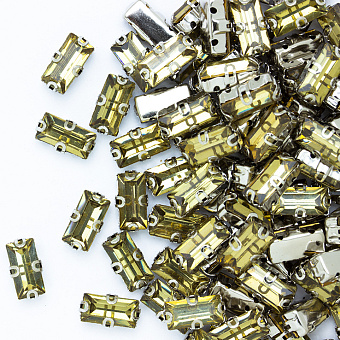 Стразы прямоугольные пришивные в металлической оправе стразы прямоугольные пришивные в металлической оправе