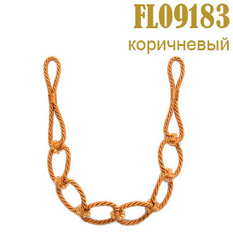 шторные подхваты плетеные