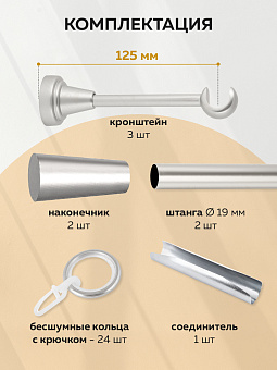 металлический настенный карниз для штор