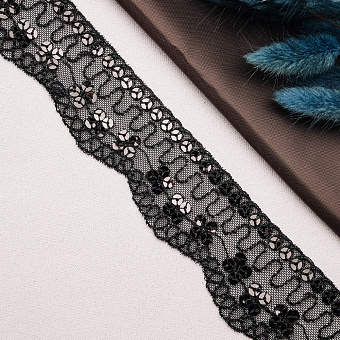 декоративная тесьма с пайетками